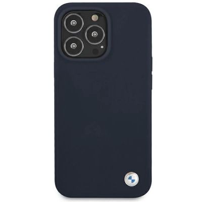 3. BMW Silicone Signature Case for iPhone 13 Pro Max 6.7" - Navy Blue