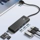 2. Orico PAPW3AT-U3 USB Hub 4-port 3x USB-A 3.0 with microSD/SD card reader 1 m - black