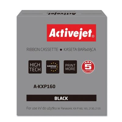 Activejet A-KXP160 Ink Ribbon (Panasonic KXP160 replacement; Supreme; black)