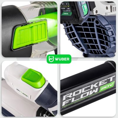 11. 20V Cordless Blower, 137 km/h W04401 WUBER