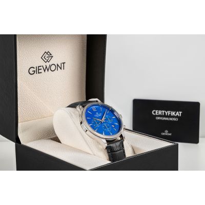 7. Men's Watch Giewont Chronograph Sapphire Black and Blue GW6310-A3