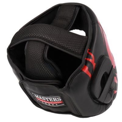 2. MASTERS KSS-FIGHT-GEAR boxing helmet black and red