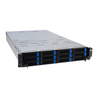 5. Asus Rack Platform (2U) RS720A-E12-RS24U AMD Epyc 9004 (24x NVMe, 2xM.2, 3xGPU, 2x10Gbe, IPMI, 1+1 2600W)
