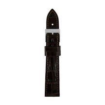 Zeppelin Leather Strap, Dark Brown 18mm