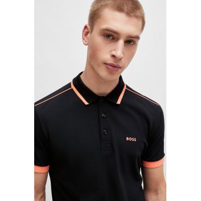 3. BOSS Paddy 1 NERO Men's Polo Shirt Regular Fit Black (50512995-001)