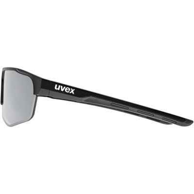 5. Uvex 5330812216 Unisex Half-Rim Sports Glasses Black Interchangeable Lenses