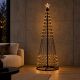 7. DECORATIVE CHRISTMAS TREE 550LED SUPER WARM WHITE 300CM BLACK