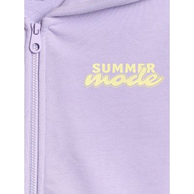 9. Girls' loose sweatshirt with hood 4F 4FJRSS26TSWSF2936-52S