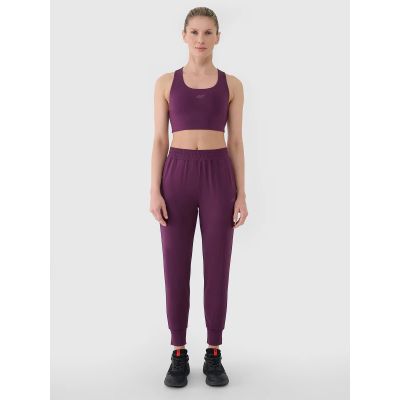 6. Women's quick-drying training pants 4F 4FRSS25TFTRF0789-50S