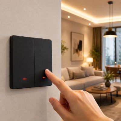 3. QOLTEC LIGHT ON/OFF SWITCH | 2-CHANNEL | WI-FI | TIMER | TUYA | BLACK
