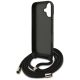 6. Guess 4G Big Logo Cord Stap Crossbody Case for iPhone 17 - Black