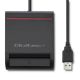 QOLTEC SMART ID CHIP CARD READER USB 2.0 | PLUG&PLAY