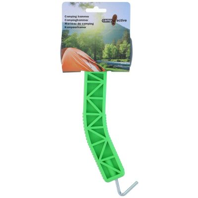 6. CAMP ACTIVE CAMPING HAMMER WITH HOOK FOR PULLING OUT PEGS