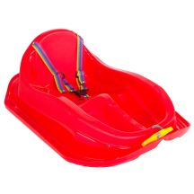 MINI BOBEK Plastic Sled, Red