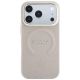 3. Guess Saffiano Peony & Ring MagSafe case for iPhone 17 Pro / 18 Pro - pink