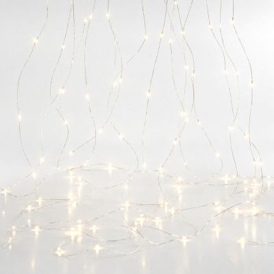 2. BATTERY-OPERATED WIRE LAMPS CASCADE 80 LED WARM WHITE TIMER