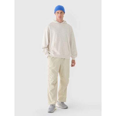 4. Men's sweatshirt with hood, open, 4F 4FWAW24TSWSM1310-11S