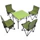 2. 5-IN-1 TRAVEL SET TABLE AND 4 CHAIRS GREEN