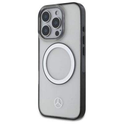 2. Mercedes Printed Logo MagSafe Case for iPhone 16 Pro - Clear