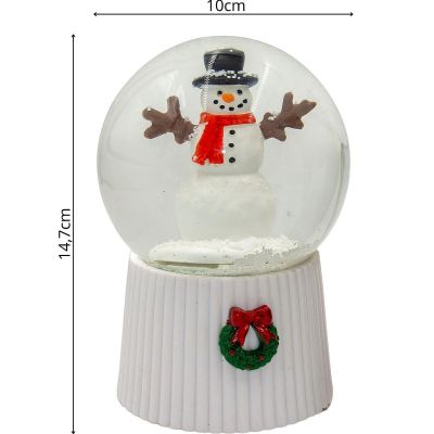 4. MUSICAL SNOW GLOBE 147 MM LED SNOWMAN