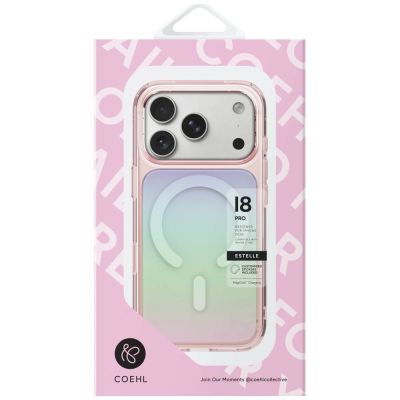 7. Uniq Coehl Estelle Magnetic Charging Case for iPhone 18 Pro Max / 17 Pro Max - Pink