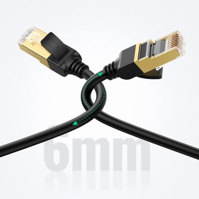 8. Ugreen NW107 RJ45/Cat 7 F/FTP Network Cable 5m - Black