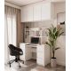 8. KUBA DESK SET + WHITE EXTENSION