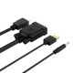 6. Orico XD-VATH VGA and mini jack 3.5 mm to HDMI Full HD 60 Hz cable with USB power 5 m - black