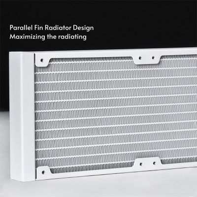 13. Chieftec Iceberg 240 RGB white water cooling