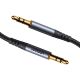 2. Joyroom stereo audio cable AUX 3.5 mm mini jack 1.2m black (SY-A08)