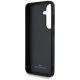 7. BMW Leather Big Wordmark Case for Samsung Galaxy S25 - Black