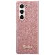 2. Guess Glitter Script case for Samsung Galaxy Z Fold 5 - pink
