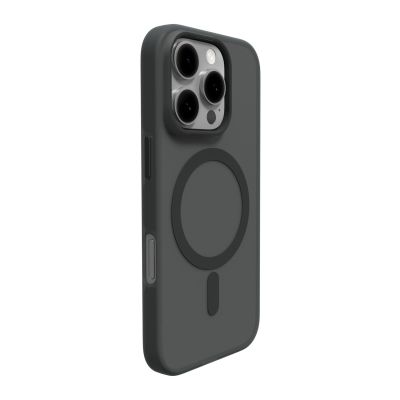 2. Puro Daylight MagSafe Silicone Case for iPhone 16 Pro Max - Black