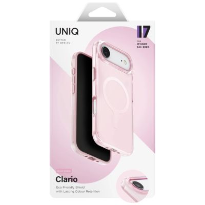 6. Uniq Clario Magclick Charging Case for iPhone Air - Pink