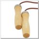 3. Leather skipping rope with a wooden handle HMS SK07