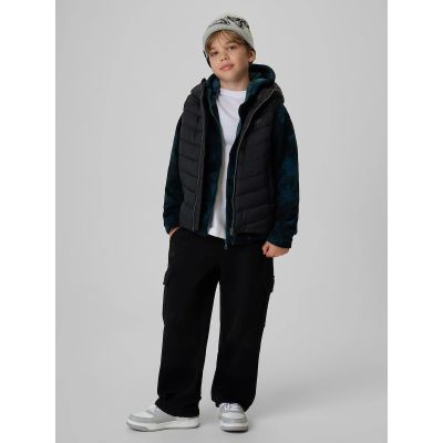 5. Boy's vest with synthetic filling 4F 4FJRAW26TVJAM431-20S