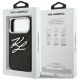 8. Karl Lagerfeld IML Glitter KL Diamond Logo Case for iPhone 17 Pro - Black