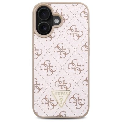 3. Guess New 4G Triangle iPhone 16 Case - White