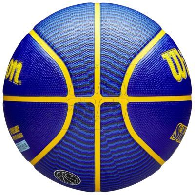 4. Wilson NBA Player Icon Stephen Curry ball for basket WZ4006101XB7