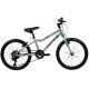 2. Huffy Literide Alu 20” Silver-Turquoise Bike (23005W)