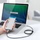 14. Baseus Cafule Series Metal Data USB-C / USB-C PD QC SCP 100W 5A 2 m cable - green