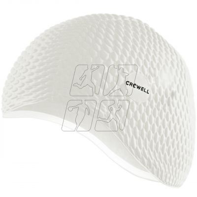 5. Crowell Multi Flame silicone swimming cap col. 12