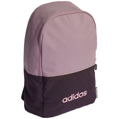 3. adidas Kids Classic Backpack Pink and Burgundy HN1616