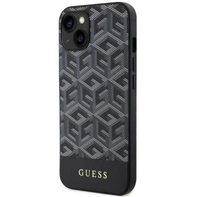 2. Guess GUHMP14SHGCFSEK iPhone 14 6.1" black/black hardcase GCube Stripes MagSafe