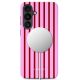 4. Tech-Protect Lamano MagSafe Case for Samsung Galaxy S26 FE – Red-Pink