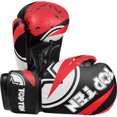 TOP TEN "URBAN ARTS" boxing gloves black and red