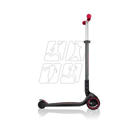 24. Globber Master Prime 3-wheel scooter / Black - New Red 664-102