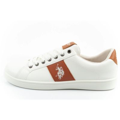 2. US Polo Assn. shoes sneakers men's fashionable white comfortable