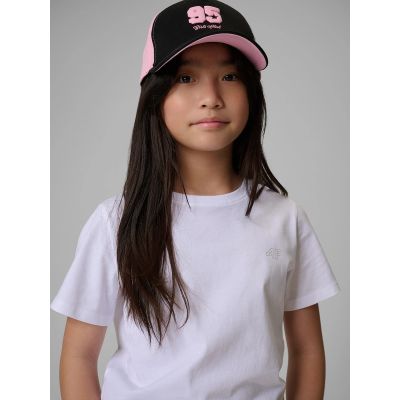 4. Girls’ Plain Regular-Fit T-Shirt 4F 4FJRMM00TTSHF3553-10S
