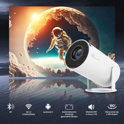 8. Extralink ESP-MINI-V2BL Movie Projector, 200 ANSI Lumens, 1280 x 720 px, Black